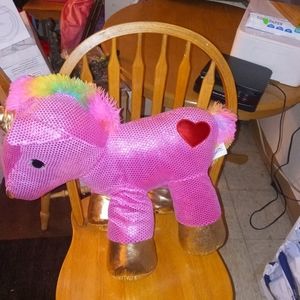 Dan Dee Collector's Choice Pink Unicorn Plush